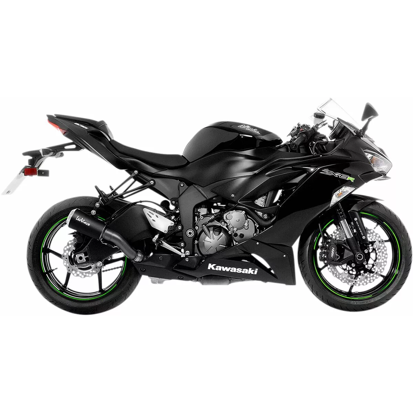 LeoVince Slip-On Muffler LV-10 Carbon Kawasaki ZX6R 15233CU
