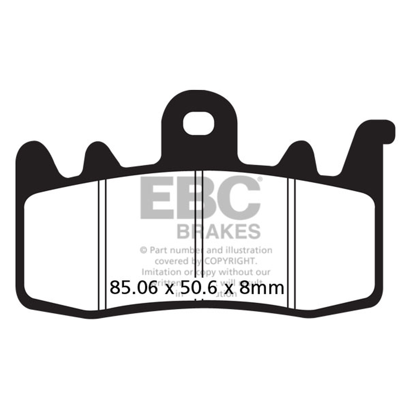 EBC Brake Pads Organic – FA630