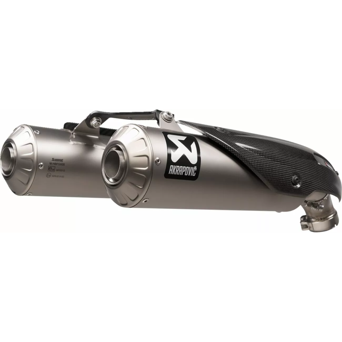 Akrapovic Slip-on Muffler - Ducati Scrambler 1100 S-D11SO13-HBFGT - Image 2