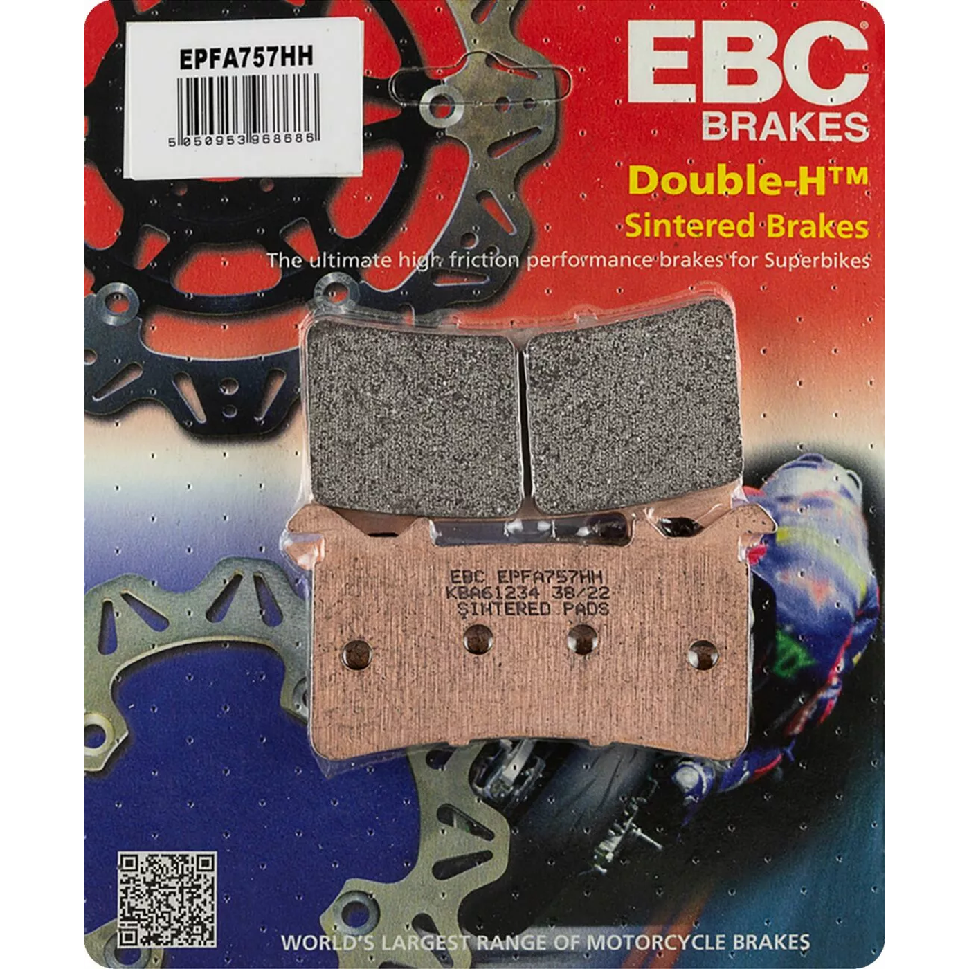 EBC Brake Pads Sintered – EPFA757HH