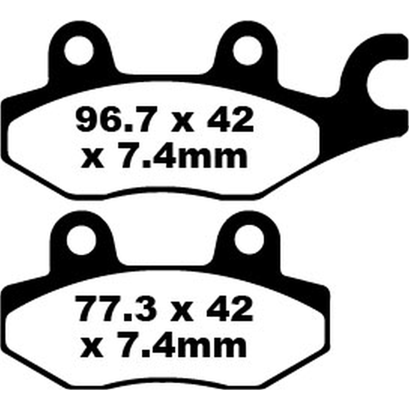 EBC Brake Pads Carbon – FA165TT