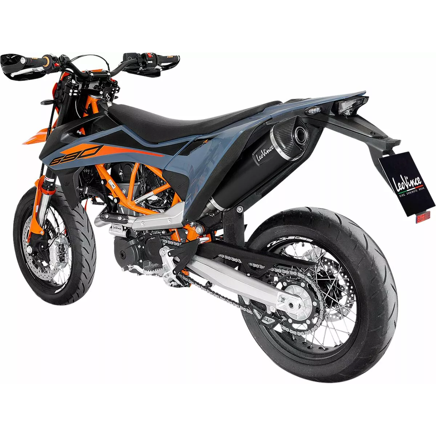 LeoVince Nero Exhaust System LV1 KTM 690 – Black 14073U