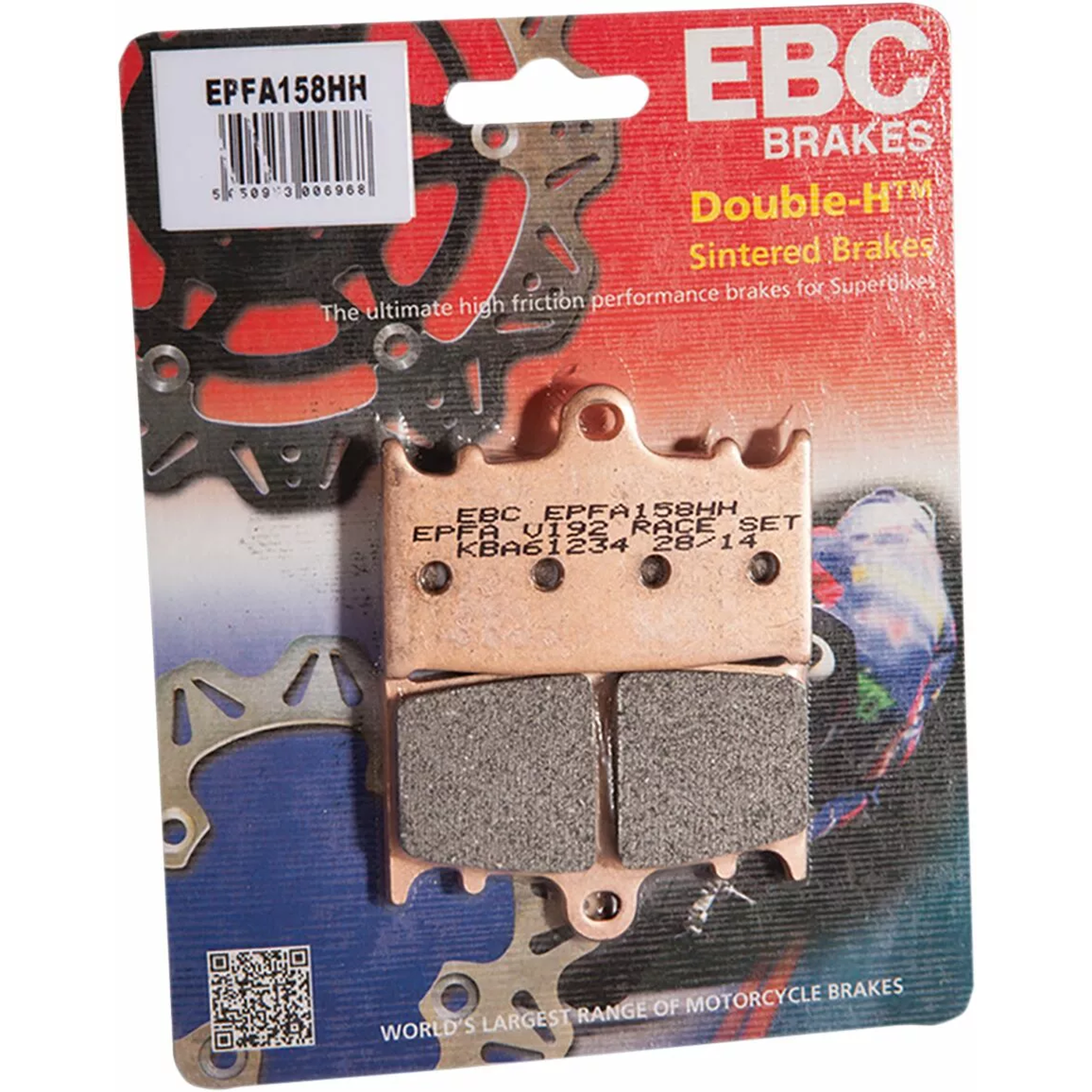 EBC Brake Pads Sintered - EPFA158HH - Image 2