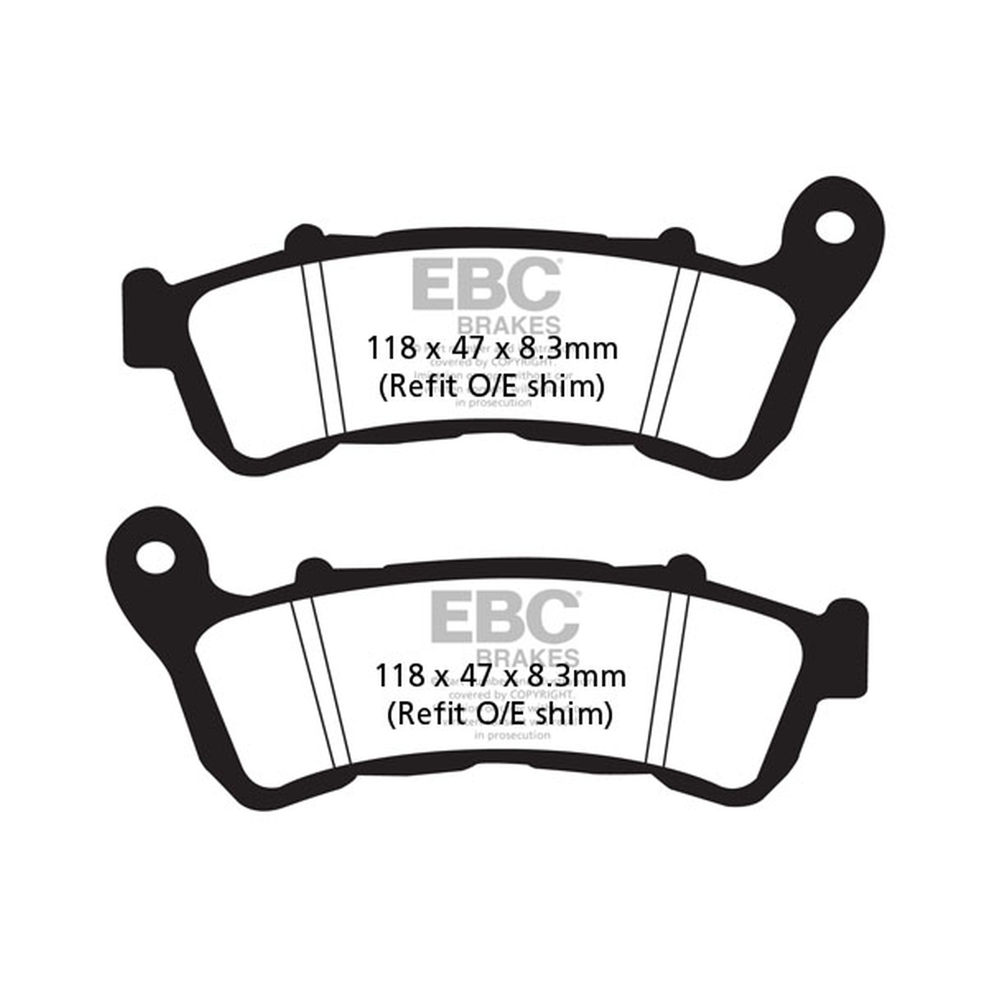 EBC Brake Pads Sintered – EPFA388HH