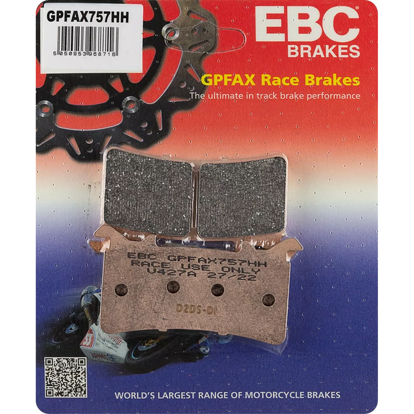 EBC Brake Pads Sintered –  GPFAX757HH