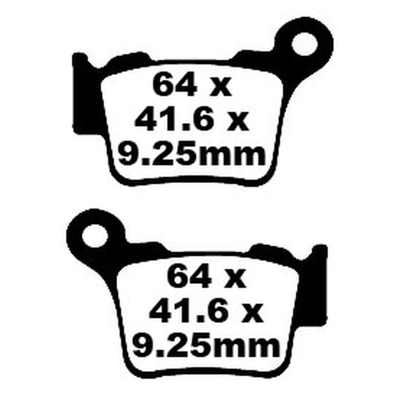 EBC Brake Pads carbon TT – FA368TT