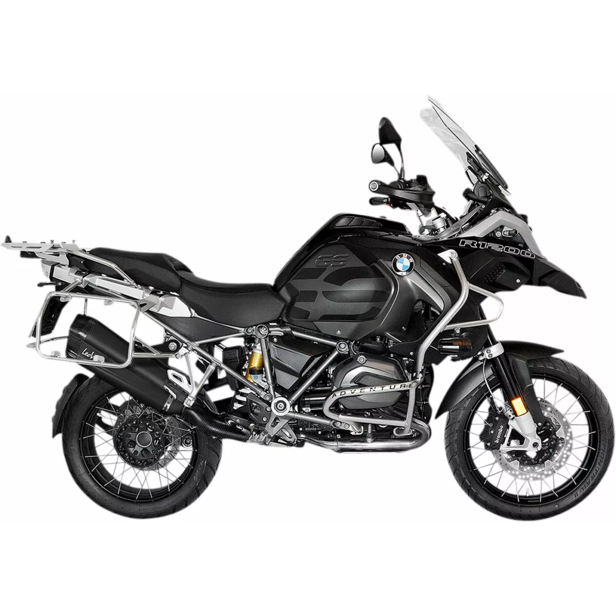 LeoVince Slip-On Muffler LV12 Black BMW 15301B