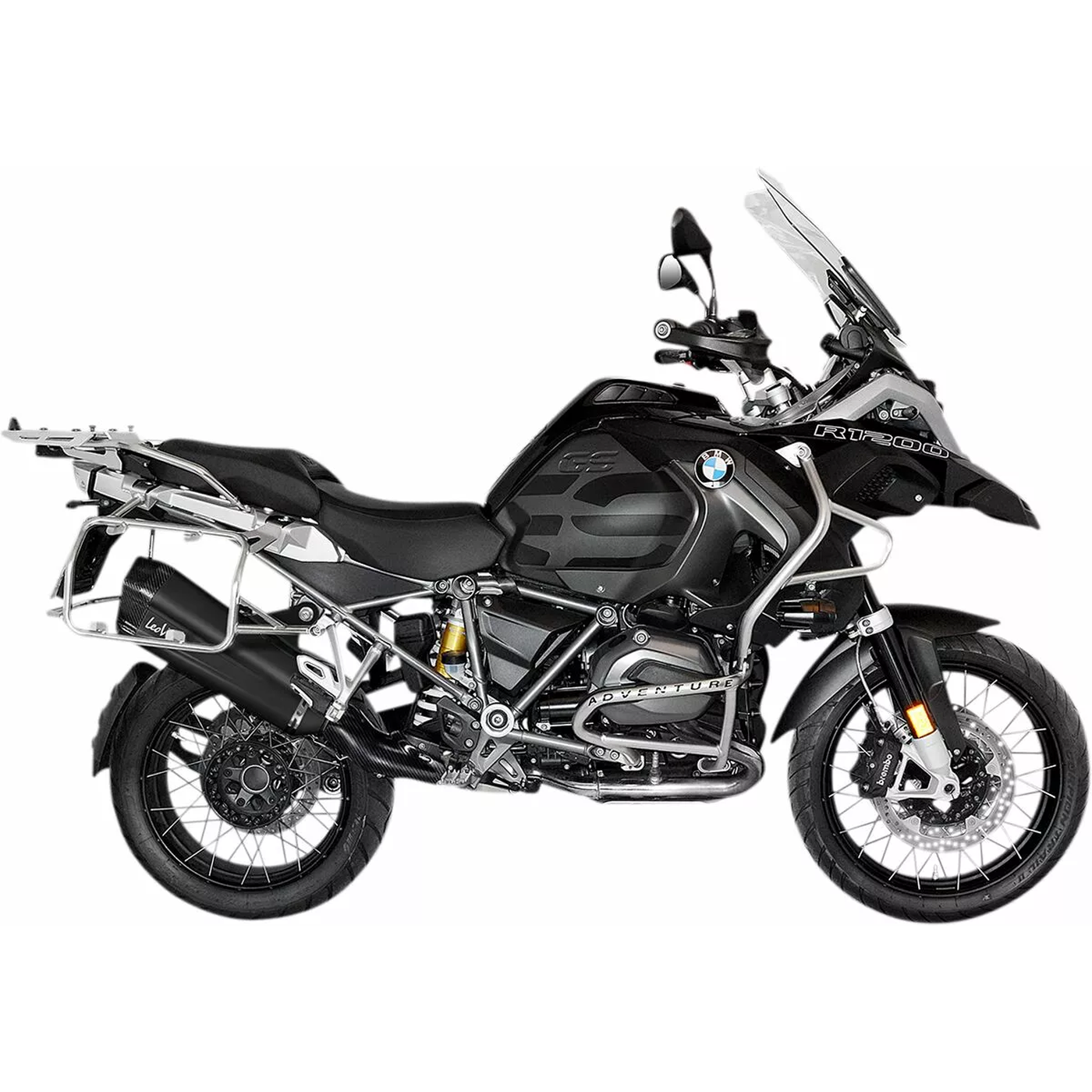 LeoVince Slip-On Muffler LV12 Black BMW 15301B