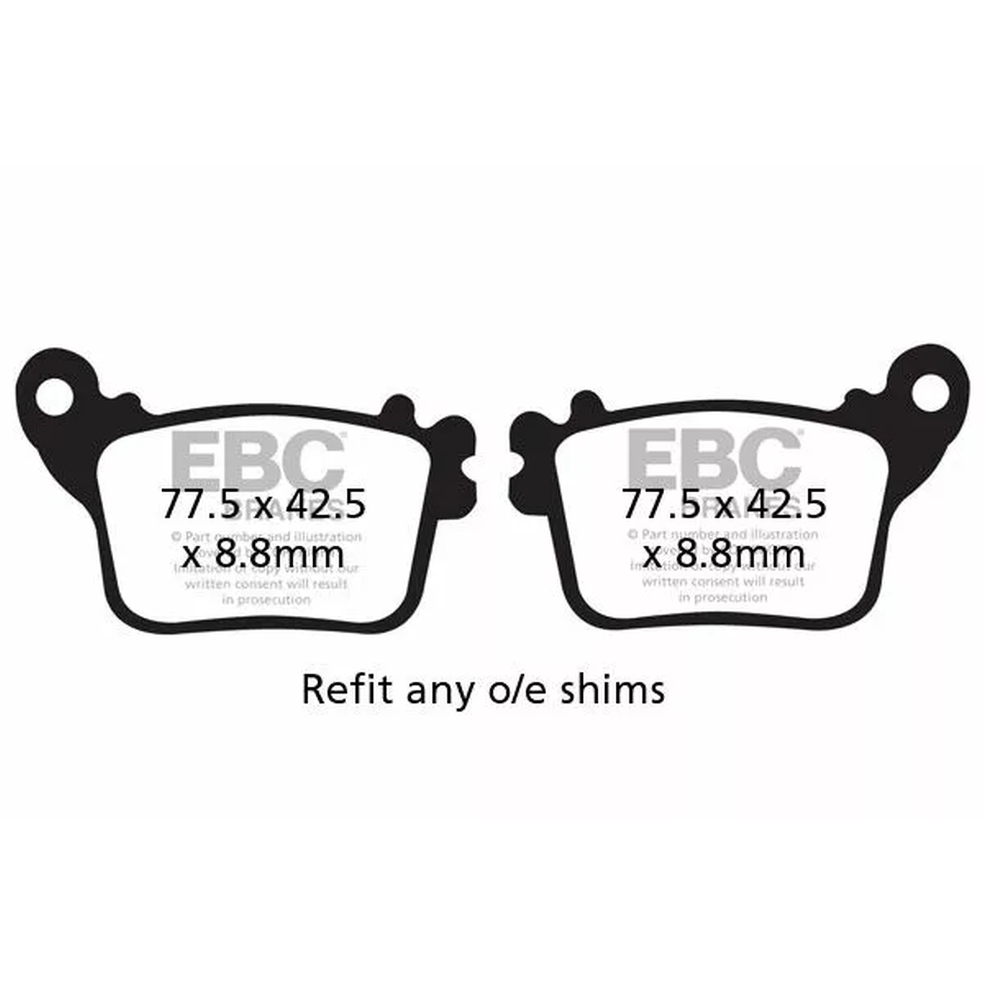 EBC Brake Pads Sintered – FA436V