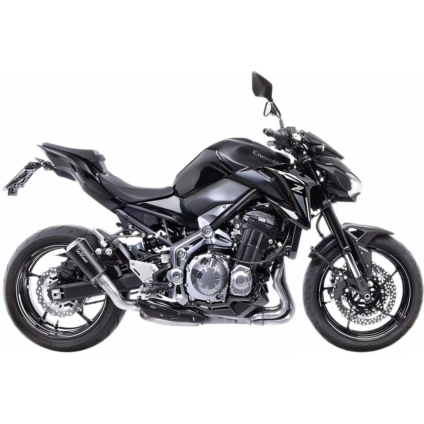 LeoVince Slip-On Muffler LV10 Black Z900 15204B