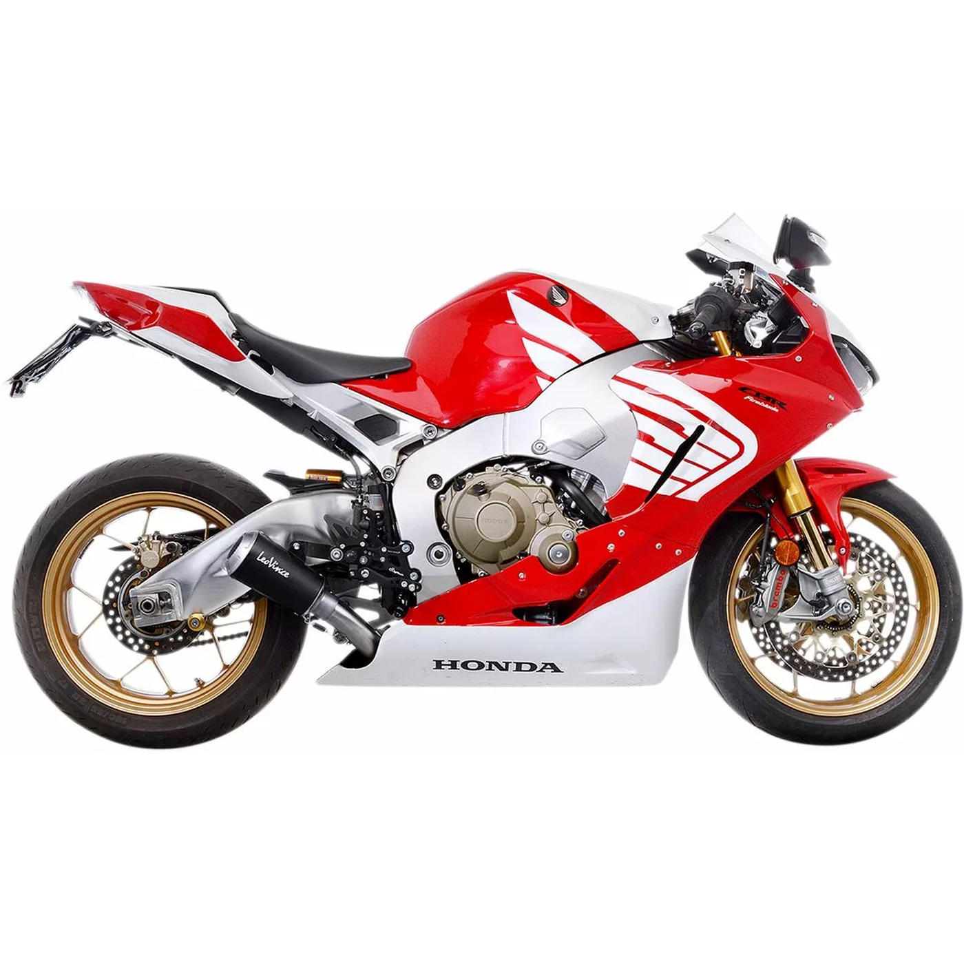 LeoVince Slip-On Muffler LV10 Black Honda CBR1RR SS 15207BU